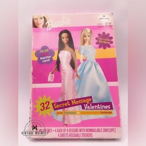 Vintage Barbie Valentines Cards - 2000